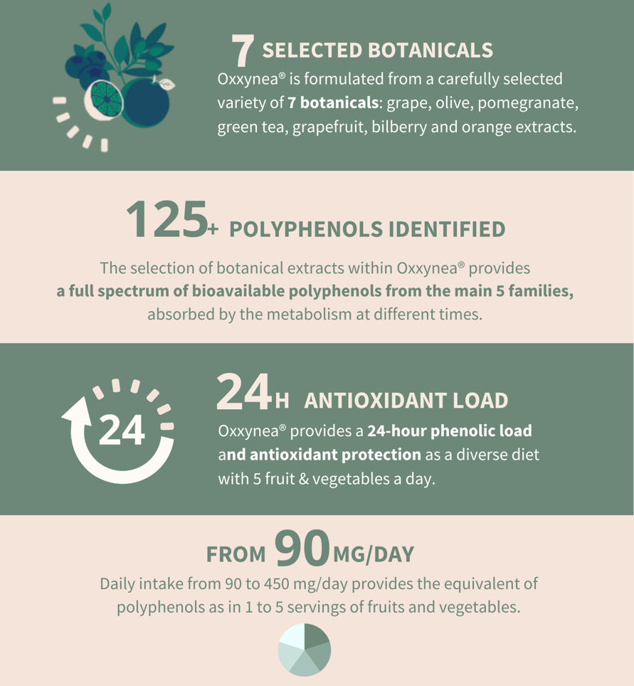 Oxxynea - polyphenol concentrate as in 5-a-day