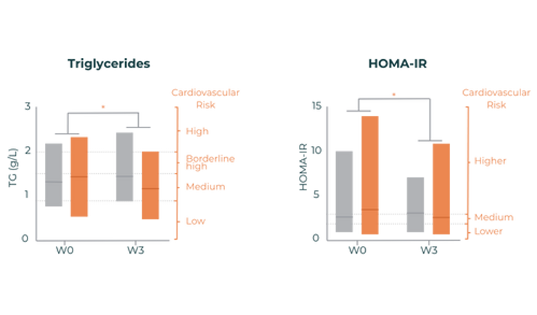 Oleactiv may modulate cardiometabolic risk factors by improving insulin sensitivity and reducing triglyceride and remnant cholesterol levels.